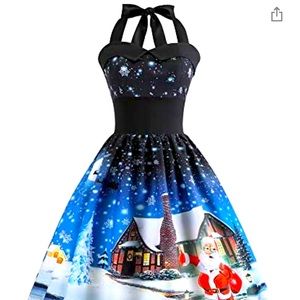 Cute Christmas Dress. Santa Red Suit   Sz M